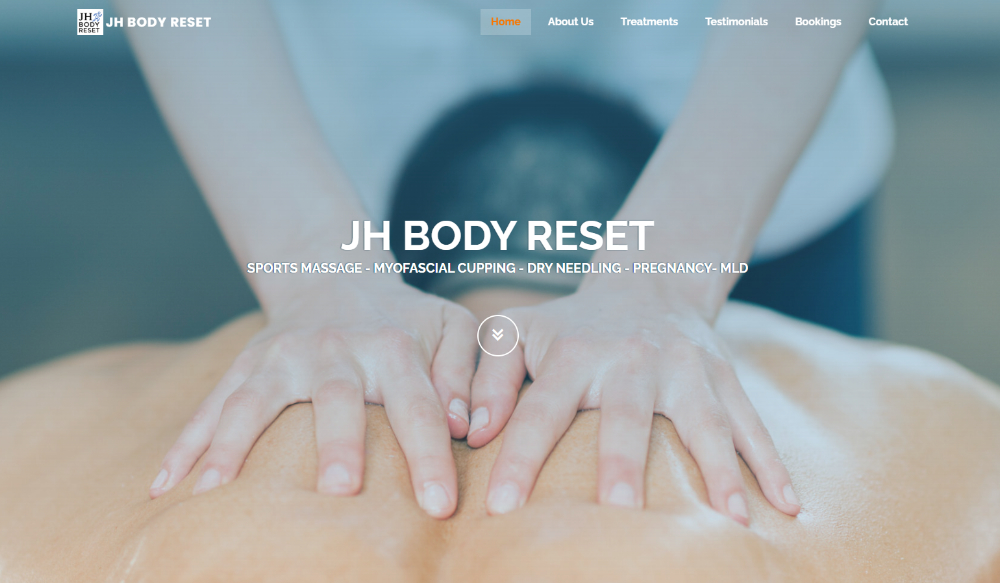 www.jhsportsmassage.co.uk homepage Body Reset